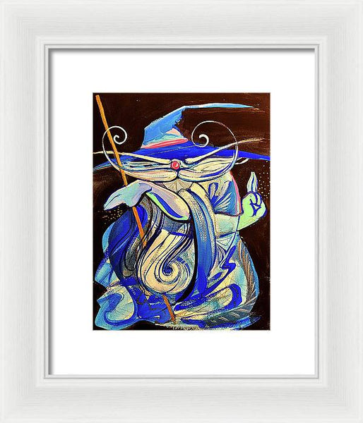 Blue Wizard  - Framed Print